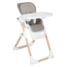 2in1 high chair Mimzy Recline Rocker and high chair in one, usable from birth with reclining position - Walnut Wood