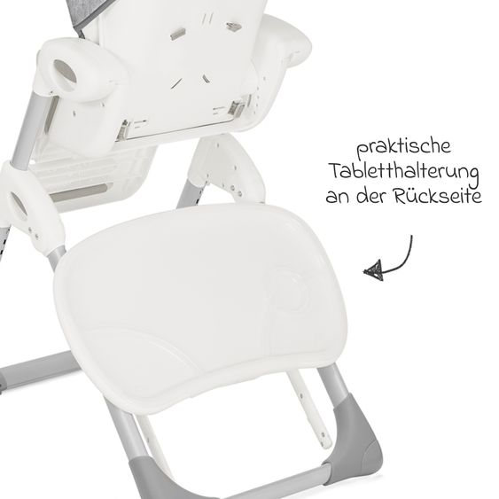 joie 2in1 Hochstuhl Mimzy Recline Wippe und Hochstuhl in einem ab Geburt nutzbar mit Liegeposition - Wild Muted
