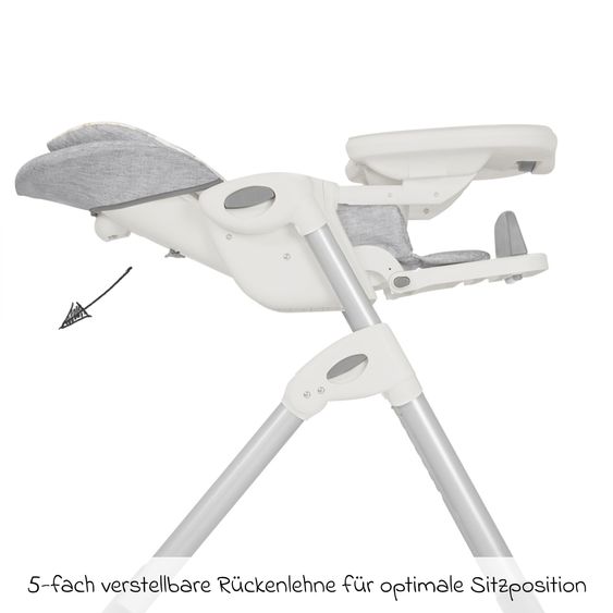 joie 2in1 Hochstuhl Mimzy Recline Wippe und Hochstuhl in einem ab Geburt nutzbar mit Liegeposition - Wild Muted