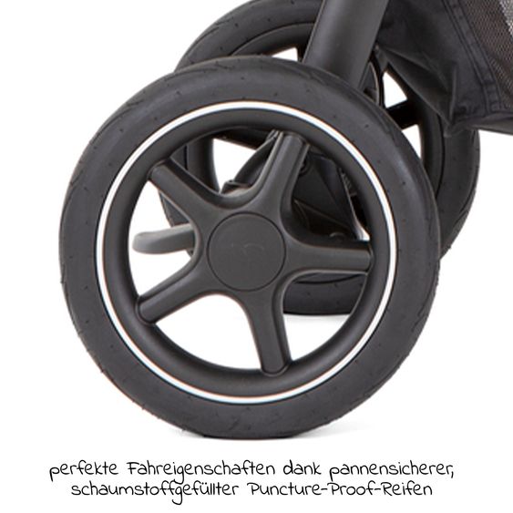 joie 2in1 Kombi-Kinderwagen-Set Mytrax Pro bis 22 kg belastbar mit Kinderwagenkette & Ring-Greifling - Teleskopschieber, Getränkehalter, Babywanne Ramble, Adapter & Zubehörpaket - Blueberry