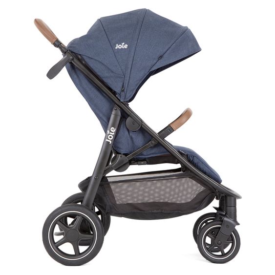 joie 2in1 Kombi-Kinderwagen-Set Mytrax Pro bis 22 kg belastbar mit Kinderwagenkette & Ring-Greifling - Teleskopschieber, Getränkehalter, Babywanne Ramble, Adapter & Zubehörpaket - Blueberry