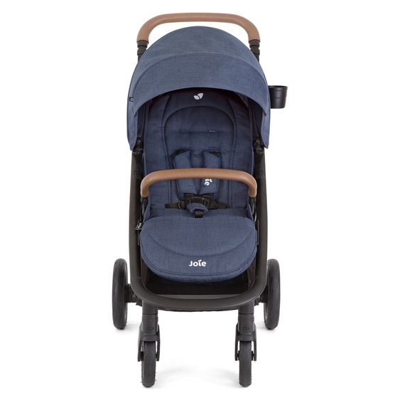 joie 2in1 Kombi-Kinderwagen-Set Mytrax Pro bis 22 kg belastbar mit Kinderwagenkette & Ring-Greifling - Teleskopschieber, Getränkehalter, Babywanne Ramble, Adapter & Zubehörpaket - Blueberry