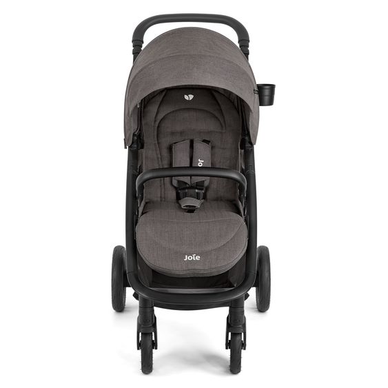 joie 2in1 Kombi-Kinderwagen-Set Mytrax Pro bis 22 kg belastbar mit Teleskopschieber, Getränkehalter, Babywanne Ramble, Adapter & Zubehör Paket - Thunder