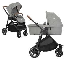2in1 Kombi-Kinderwagen-Set Versatrax bis 22 kg belastbar mit Babywanne Ramble XL, Adapter & Zubehörpaket - Pebble