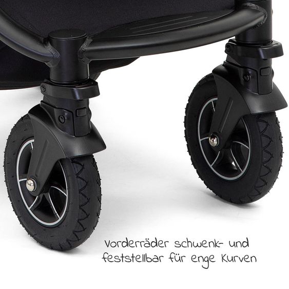 joie 2in1 Kombi-Kinderwagen-Set Versatrax bis 22 kg belastbar mit Sportsitz, Babywanne, Adapter & XXL-Zubehörpaket - Laurel
