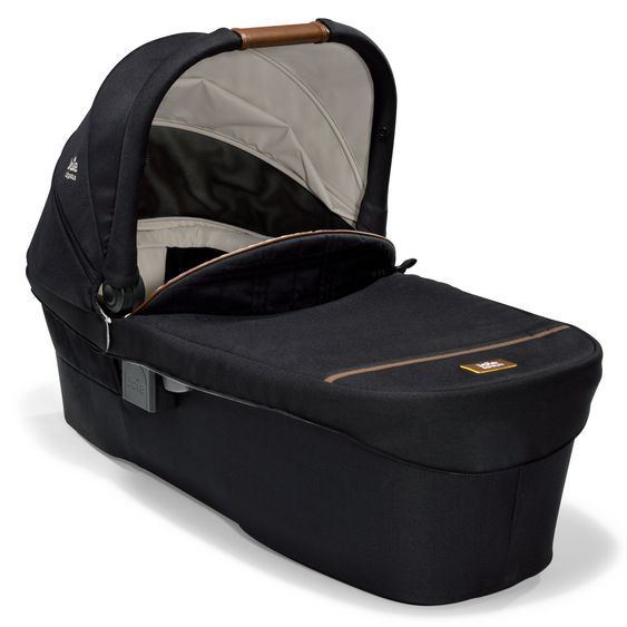 Joie Signature 2in1 Kombi-Kinderwagen-Set Vinca bis 22 kg belastbar mit Teleskopschieber umsetzbare Sitzeinheit, Babywanne Ramble XL, Adapter, Regenschutz & Rückenpolster - Signature - Eclipse