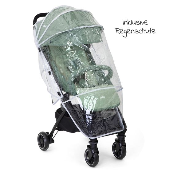 joie 2in1 travel buggy set Pact only 6 kg - incl. infant car seat i-Snug 2, carrycot, adapter, raincover & insect screen - Laurel