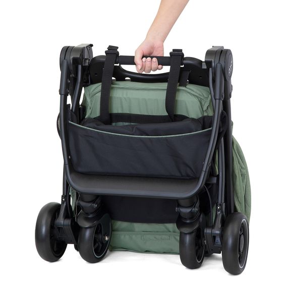 joie 2in1 travel buggy set Pact only 6 kg - incl. infant car seat i-Snug 2, carrycot, adapter, raincover & insect screen - Laurel