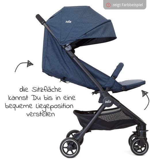 joie 2in1 travel buggy set Pact only 6 kg - incl. infant car seat i-Snug 2, carrycot, adapter, raincover & insect screen - Laurel