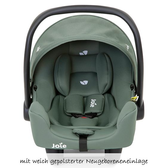 joie 2in1 travel buggy set Pact only 6 kg - incl. infant car seat i-Snug 2, carrycot, adapter, raincover & insect screen - Laurel