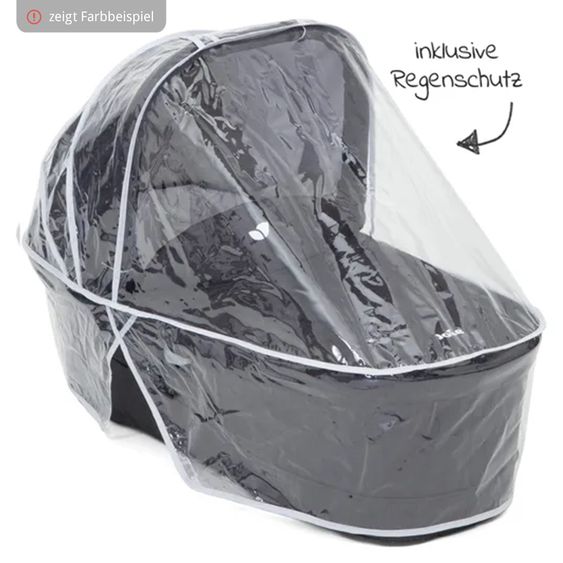 joie 3in1 Kombi-Kinderwagen-Set Versatrax bis 22 kg belastbar mit Babywanne Ramble XL & Babyschale i-Gemm 3 - Pebble