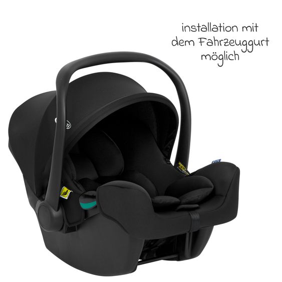 joie Set De Poussette Combinée 3in1 Versatrax Jusqu’à 22 Kg Chargeable avec Nacelle Ramble XL, Siège Auto Bébé SnugLite, Adaptateur & Pack D’Accessoires - Noix De Cajou