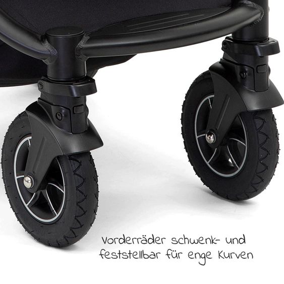 joie 3in1 Kombi-Kinderwagen-Set Versatrax bis 22 kg belastbar - umsetzbare Sitzeinheit, Babywanne Ramble XL, Babyschale i-Snug 2 & Adapter - Cycle Collection - Shell Gray