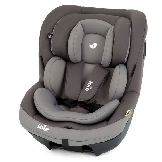 joie 3in1 Reboarder-Set i-Venture Dark Pewter & i-Snug Gray Flannel & Isofix-Basis Advance & Sommerbezug & Polsterschutz