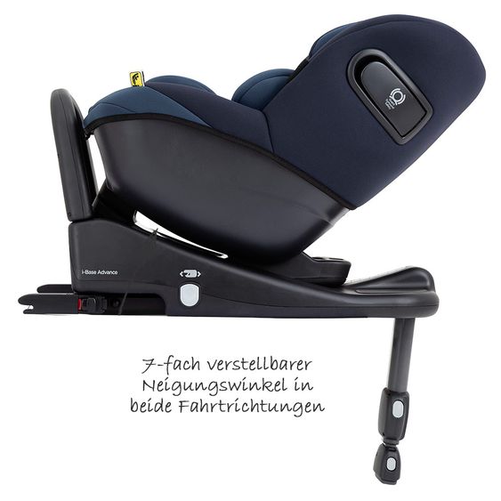 joie 3in1 Reboarder-Set i-Venture Deep Sea & i-Snug Lagoon & Isofix-Basis Advance & Sommerbezug & Polsterschutz