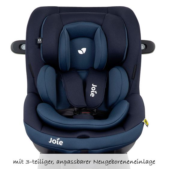 joie 3in1 Reboarder-Set i-Venture Deep Sea & i-Snug Lagoon & Isofix-Basis Advance & Sommerbezug & Polsterschutz