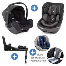 3in1 Reboarder-Set i-Venture Ember & i-Snug Coal & Isofix-Basis Advance & Sommerbezug & Polsterschutz
