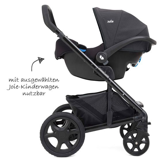 joie 3in1 Reboarder Set i-Venture Ember & i-Snug Coal & Isofix Base Advance & Summer Cover & Cushion Protection