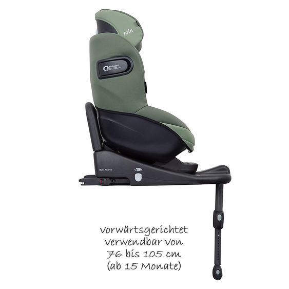 joie 3in1 Reboarder-Set i-Venture Laurel & i-Snug Laurel & Isofix-Basis Advance & Sommerbezug & Polsterschutz