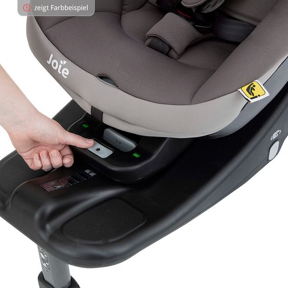 joie 3in1 Reboarder-Set i-Venture Laurel & i-Snug Laurel & Isofix-Basis Advance & Sommerbezug & Polsterschutz