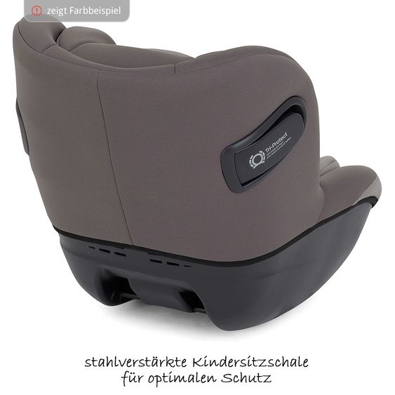 joie 3in1 Reboarder-Set i-Venture Laurel & i-Snug Laurel & Isofix-Basis Advance & Sommerbezug & Polsterschutz
