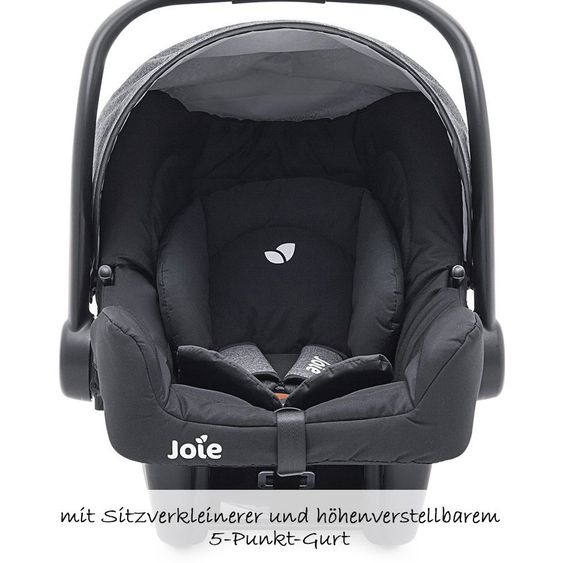 joie 4 in 1 Kinderwagen-Set Litetrax 4 Air & Babywanne & Babyschale & Isofix i-Base & Regenschutz & Adapter - Chromium