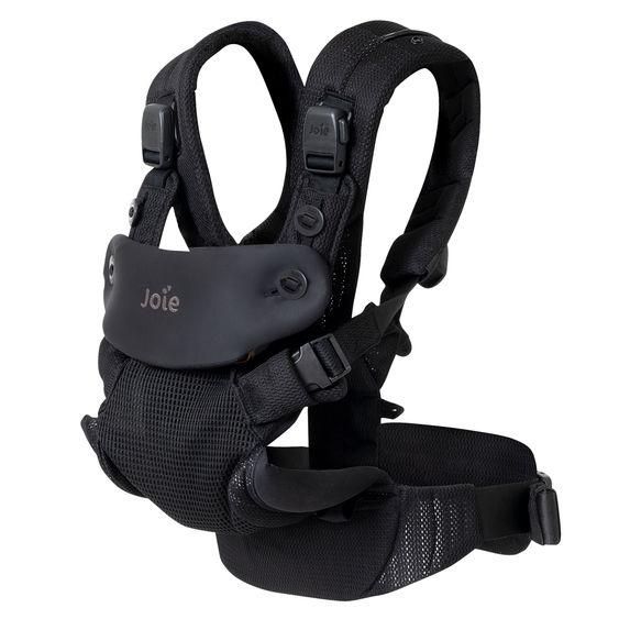 joie Marsupio 4in1 Savvy Air per neonati da 3,5 kg a 16 kg utilizzabile con 4 posizioni di trasporto e tessuto mesh - Coal