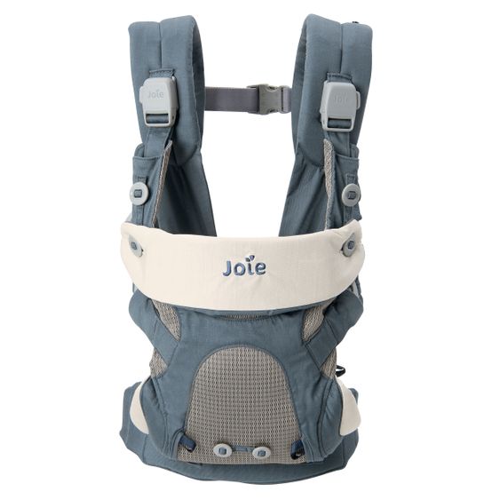 joie 4in1 Babytrage Savvy für Neugeborene ab 3,5 kg bis 16 kg einsetzbar mit 4 Tragepositionen inkl. Zubehör - Marina
