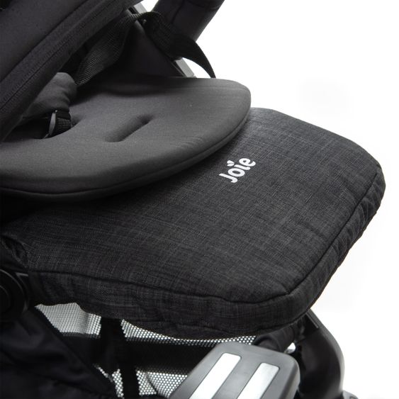 joie 4in1 Kombi-Kinderwagen-Set Chrome DLX mit Adapter, Babyschale, Babywanne, Isofix-Basis & XXL-Zubehörpaket - Pavement