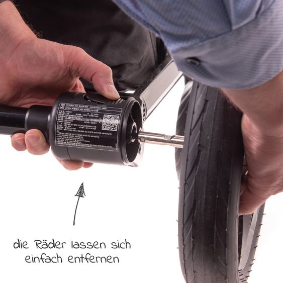 joie 4in1 Kombi-Kinderwagen-Set Chrome DLX mit Adapter, Babyschale, Babywanne, Isofix-Basis & XXL-Zubehörpaket - Pavement