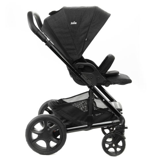 joie 4in1 Kombi-Kinderwagen-Set Chrome DLX mit Adapter, Babyschale, Babywanne, Isofix-Basis & XXL-Zubehörpaket - Pavement