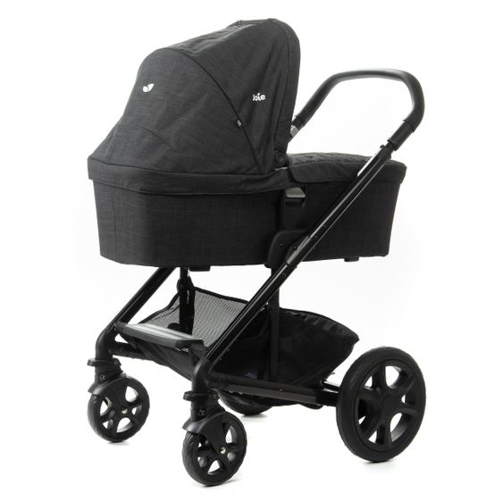 joie 4in1 Kombi-Kinderwagen-Set Chrome DLX mit Adapter, Babyschale, Babywanne, Isofix-Basis & XXL-Zubehörpaket - Pavement