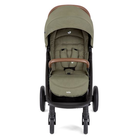 joie 4in1 Kombi-Kinderwagen-Set Litetrax Pro Air bis 22 kg belastbar Luftreifen mit Kinderwagenkette, Ring-Greifling & Schmusetuch - Schieber-Ablagefach, Babyschale i-Snug 2, Babywanne Ramble, Adapter, Isofix-Basis & Zubehör Paket - Rosemary