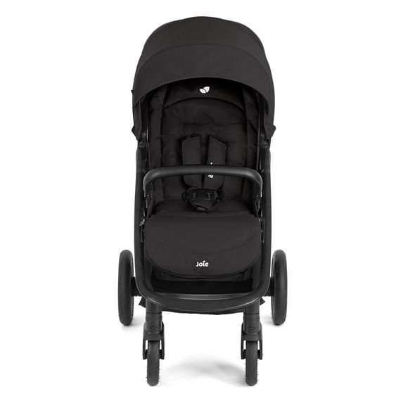 joie 4in1 Kombi-Kinderwagen-Set Litetrax Pro Air bis 22 kg belastbar mit Luftreifen, Schieber-Ablagefach, Babyschale i-Snug 2, Babywanne Ramble, Adapter, Isofix-Basis & Zubehör Paket - Shale