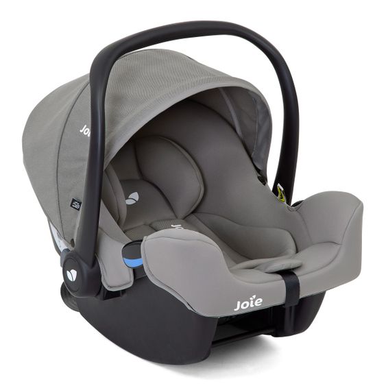 joie 4in1 Kombi-Kinderwagen-Set Mytrax Flex mit Babyschale, Babywanne, Isofix-Basis, Adapter & XXL Zubehörpaket - Gray Flannel