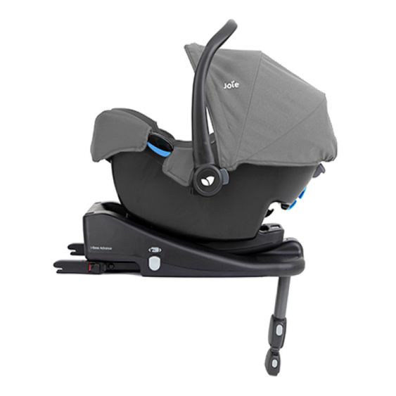 joie 4in1 Kombi-Kinderwagen-Set Mytrax Flex mit Babyschale, Babywanne, Isofix-Basis, Adapter & XXL Zubehörpaket - Gray Flannel