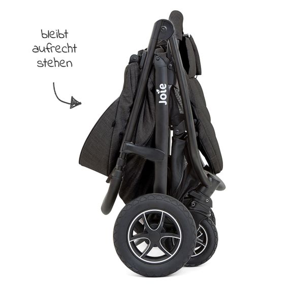 joie 4in1 Kombi-Kinderwagen-Set Mytrax Flex mit Babyschale, Babywanne, Isofix-Basis, Adapter & XXL Zubehörpaket - Pavement