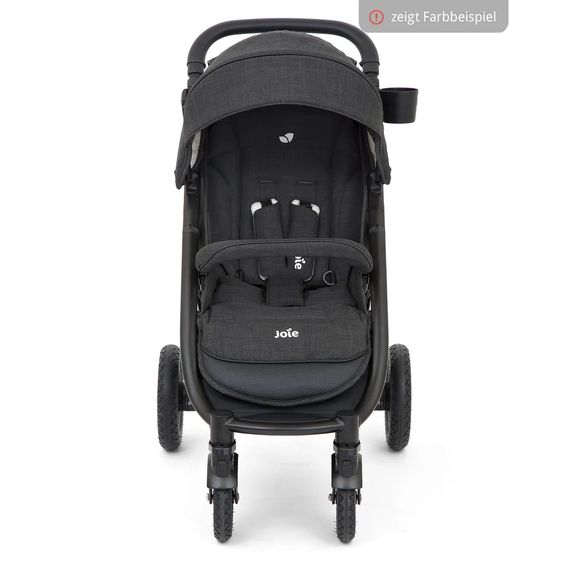 joie 4in1 Kombi-Kinderwagen-Set Mytrax mit Adapter, Babyschale, Babywanne, Isofix-Basis & XXL Zubehörpaket - Gray Flannel