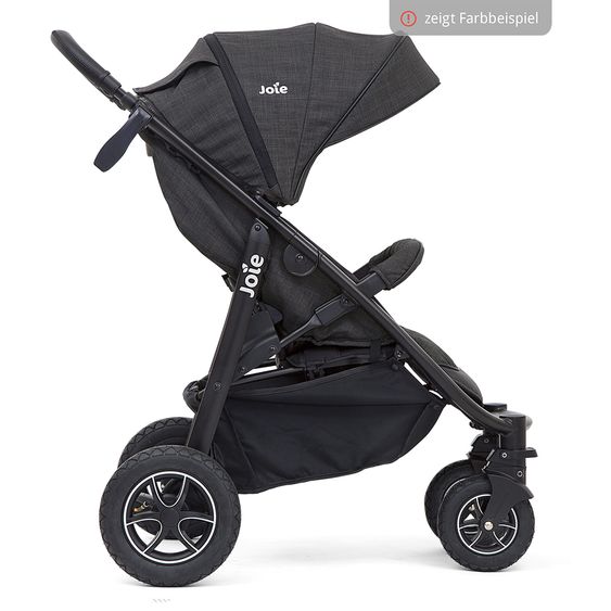 joie 4in1 Kombi-Kinderwagen-Set Mytrax mit Adapter, Babyschale, Babywanne, Isofix-Basis & XXL Zubehörpaket - Laurel