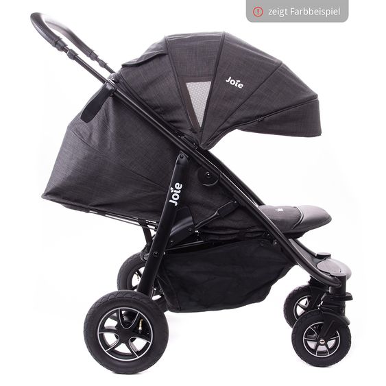 joie 4in1 Kombi-Kinderwagen-Set Mytrax mit Adapter, Babyschale, Babywanne, Isofix-Basis & XXL Zubehörpaket - Laurel