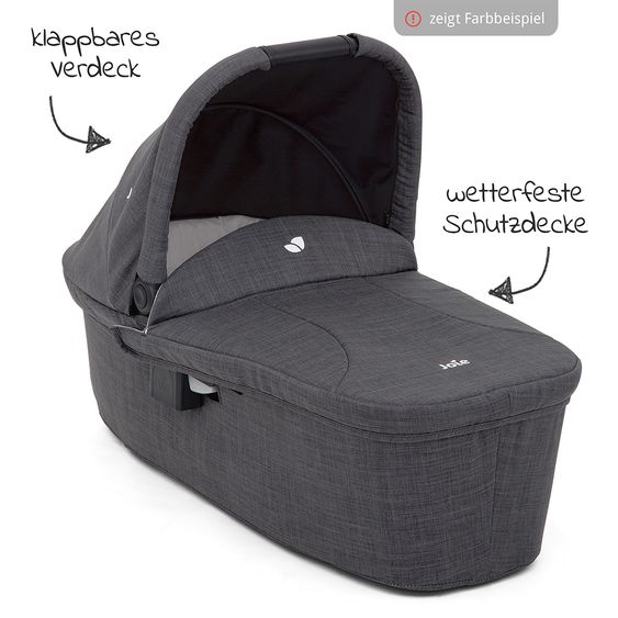 joie 4in1 Kombi-Kinderwagen-Set Mytrax mit Adapter, Babyschale, Babywanne, Isofix-Basis & XXL Zubehörpaket - Laurel