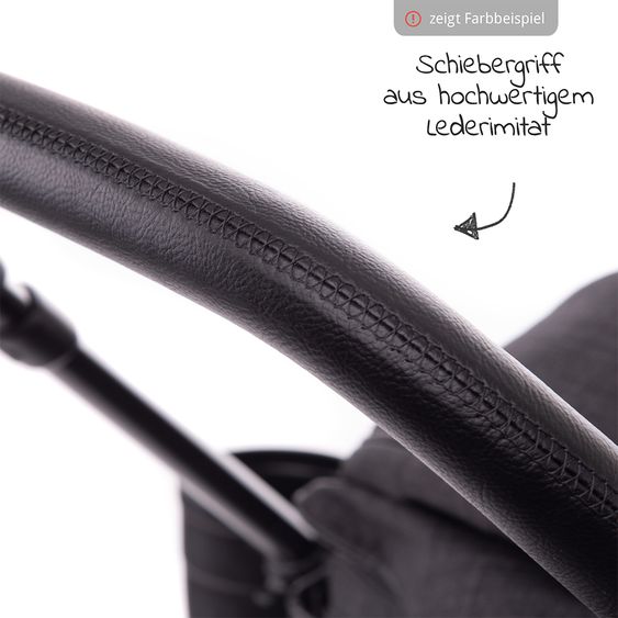 joie 4in1 Kombi-Kinderwagen-Set Mytrax mit Adapter, Babyschale, Babywanne, Isofix-Basis & XXL Zubehörpaket - Laurel