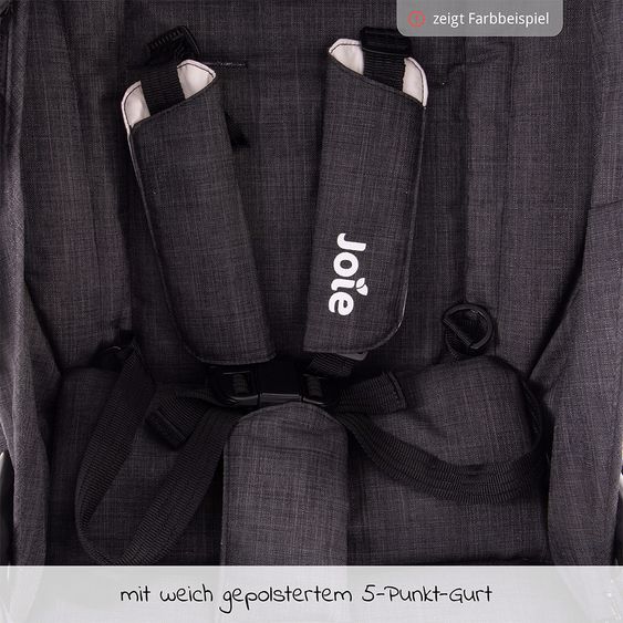 joie 4in1 Kombi-Kinderwagen-Set Mytrax mit Adapter, Babyschale, Babywanne, Isofix-Basis & XXL Zubehörpaket - Laurel