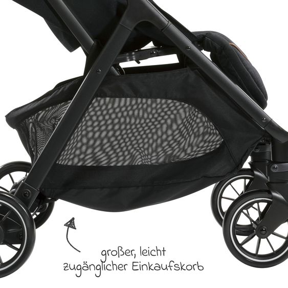 Joie Signature Set passeggino 4in1 Parcel, portata fino a 22 kg con funzione reclinabile, seggiolino auto i-Level-Recline, navicella Ramble XL, adattatore, base Isofix, borsa per il trasporto e pacchetto accessori - Signature - Eclipse