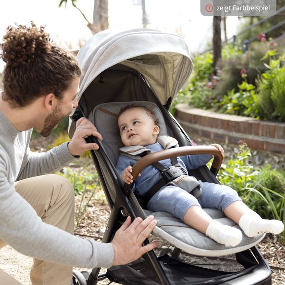 Joie Signature 4in1 baby carriage set Parcel up to 22 kg load capacity with reclining function, i-Level-Recline infant car seat, Ramble XL carrycot, adapter, Isofix base, transport bag & accessories package - Signature - Carbon