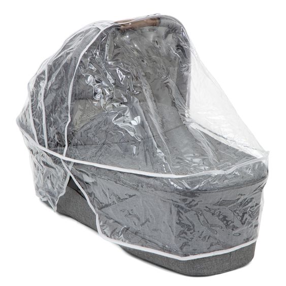 joie 4in1 Kombi-Kinderwagen-Set Versatrax bis 22 kg belastbar - umsetzbare Sitzeinheit, Babywanne Ramble XL, Babyschale i-Snug 2, Adapter, Isofix-Basis & Zubehör Paket - Grey Flower