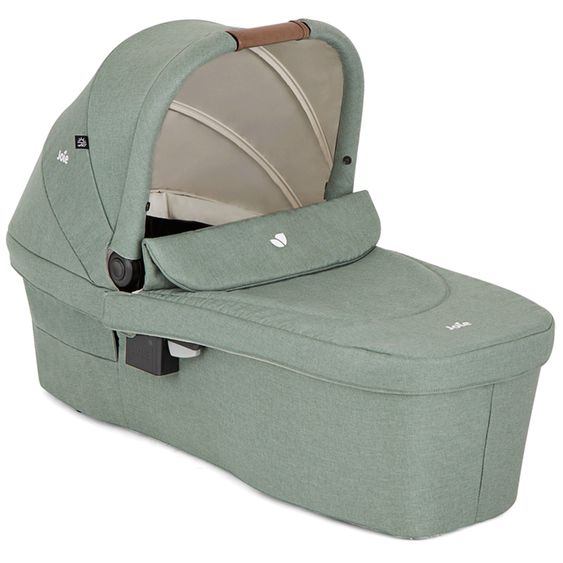 joie 4in1 Kombi-Kinderwagen-Set Versatrax bis 22 kg belastbar - umsetzbare Sitzeinheit, Babywanne Ramble XL, Babyschale i-Snug 2, Adapter, Isofix-Basis & Zubehör Paket - Laurel