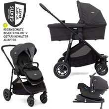 Set passeggino 4in1 Versatrax Combi con navicella, navicella, base Isofix, adattatore e pacchetto accessori XXL - Pavement