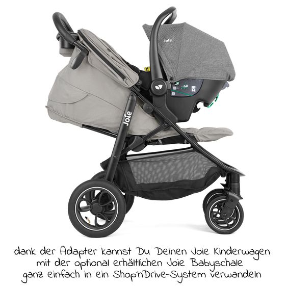 joie Adapter für Litetrax Pro, Litetrax Pro Air, Mytrax Pro, Litetrax, für Ramble, Ramble XL & Babyschalen - Black