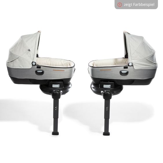 Joie Signature Car carrycot Calmi R129 can be used in the car and on the Vinca, Aeria, Finiti baby carriages incl. rain cover - Signature - Carbon